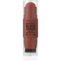 Rimmel Multi-Tasker Blush'N'brush tvářenka v tyčince se štětcem odstín 350 Roasted Peach 8 g