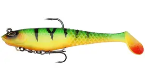 Berkley gumová nástraha powerbait cullshad deep sinking firetiger - 12,5 cm 28 g