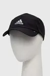 Kšiltovka adidas černá barva, s potiskem, IB2666