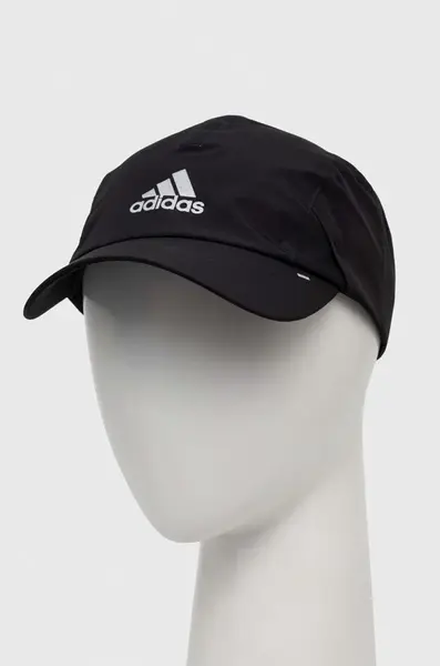 Kšiltovka adidas černá barva, s potiskem, IB2666
