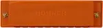 Hohner Translucent Harp C, orange, hardcase