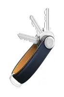 Kožený obal na klíče Orbitkey Matte Leather 8,6 x 2,2 cm