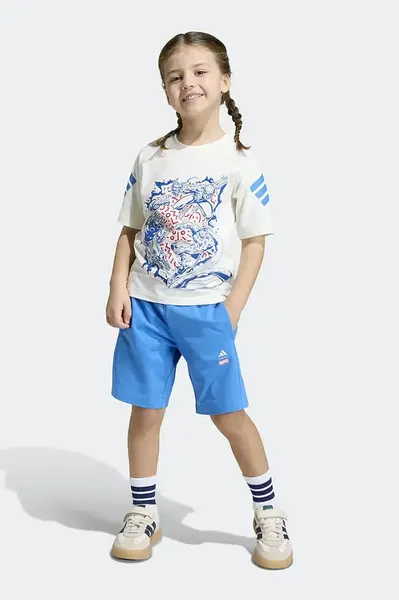 adidas Dětská bavlněná souprava adidas Marvel