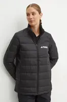 Péřová sportovní bunda adidas TERREX černá barva, JE6759