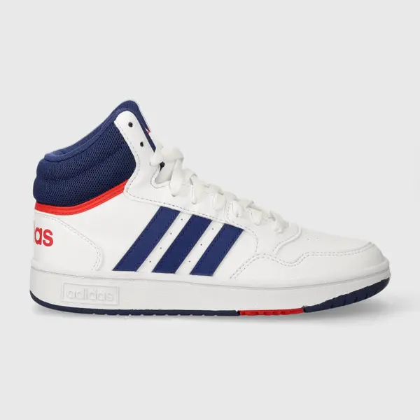Dětské sneakers boty adidas Originals HOOPS 3.0 MID K bílá barva