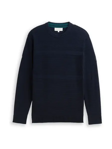 TOM TAILOR Sveter  tmavomodrá