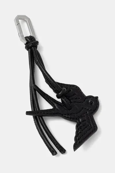 Kožená klíčenka AllSaints DRIP