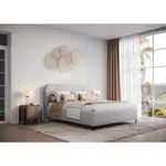 MID.YOU ČALOUNĚNÁ POSTEL, 180/200 cm, světle šedá