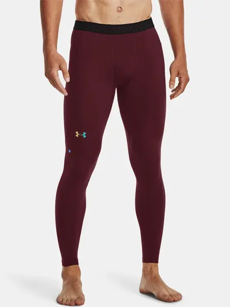 Under Armour Legíny UA HG Rush 2.0 Leggings-RED - Pánské