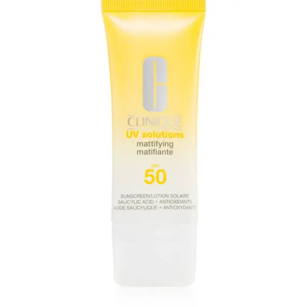 Clinique Sun UV Solutions Matifying Sunscreen SPF 50 opalovací krém na obličej s matujícím efektem 40 ml