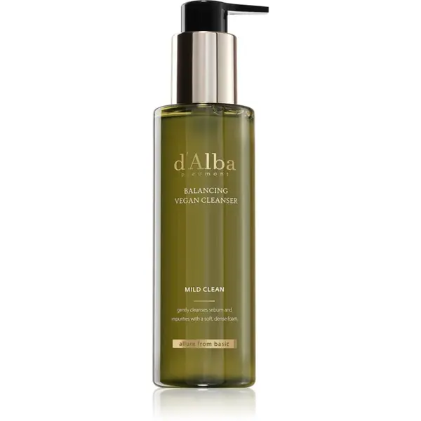 d'Alba Mild Skin Balancing Vegan Cleanser hydratační čisticí gel se zklidňujícím účinkem 200 ml