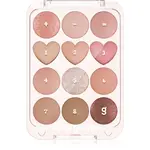 Colorgram Pin Point Eyeshadow Palette paletka očních stínů pro dokonalý vzhled odstín 01 Peach+Coral 9.9 g