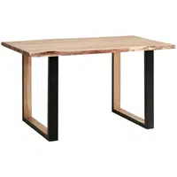Livetastic JÍDELNÍ STŮL, akácie, černá, barvy akácie, 160/76/90 cm