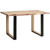 Livetastic JÍDELNÍ STŮL, akácie, černá, barvy akácie, 160/90/76 cm