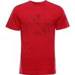 ALPINE PRO NESAD Pánské triko, červená, velikost