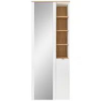 Xora SKŘÍŇ NA ODĚV, bílá, dub artisan, 78/202/38 cm