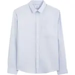 CELIO DAFLIX Pánska ľanová košeľa, svetlomodrá, veľkosť