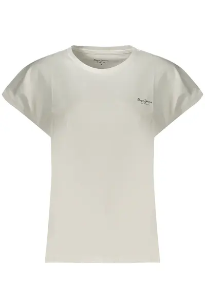 Bílé triko s krátkým rukávem PEPE JEANS