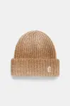 Vlněná čepice Études Studio béžová barva, z husté pleteniny, H24MMACC697