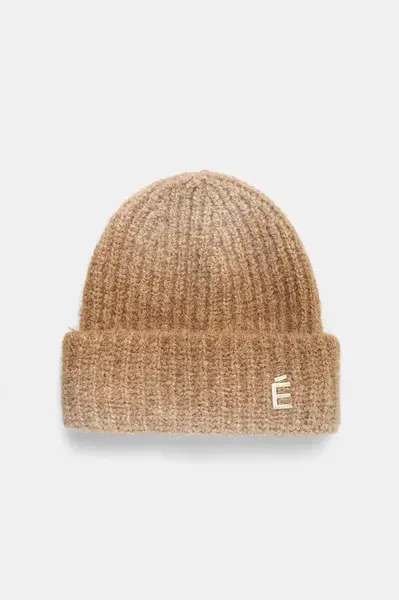 Vlněná čepice Études Studio béžová barva, z husté pleteniny, H24MMACC697