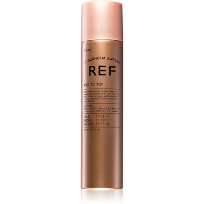 REF Styling Root to Top pěna pro objem od kořínků pro přirozenou fixaci a lesk vlasů 250 ml