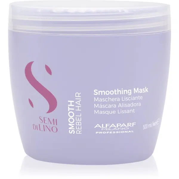 Alfaparf Milano Semi di Lino Smooth uhlazující maska pro nepoddajné a krepatějící se vlasy 500 ml