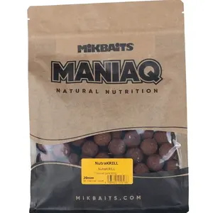 Mikbaits boilie maniaq nutrakrill - 2,5 kg 24 mm