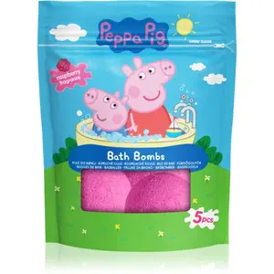 Peppa Pig Bath Bombs šumivá koule do koupele 5x50 g
