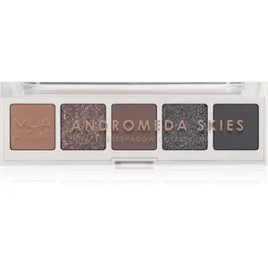 MUA Makeup Academy Eyeshadow Collection 5 Shade Palette paletka očních stínů odstín Andromeda Skies 3.8 g