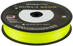 Spiderwire splétaná šňůra dura4 150 m yellow-průměr 0,35 mm / nosnost 35 kg