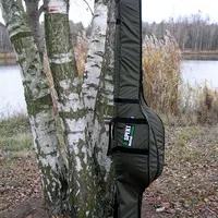 R-spekt triple polstrované khaki pouzdro na 3 pruty-209 cm 13 ft