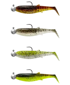 Savage gear gumová nástraha cannibal shad clearwater mix 4+4 - 8 cm 5 g 7,5 g #2/0