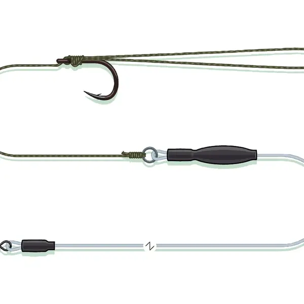 Madcat návazec pop up pellet rig sinking - 0,80 mm - 55 cm 1/0
