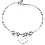 S'Agapõ Pevný ocelový náramek Be My Always Follow your Dreams SBM19