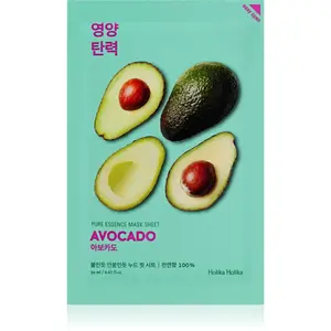 Holika Holika Pure Essence Avocado zklidňující plátýnková maska 20 ml