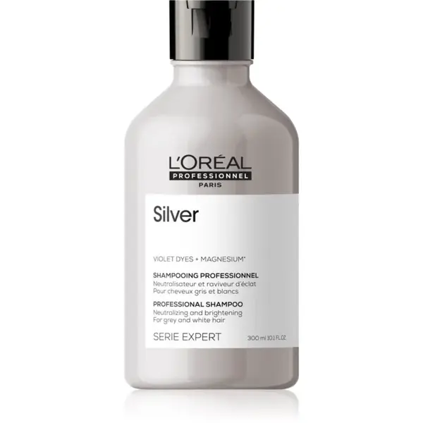 L’Oréal Professionnel Serie Expert Silver stříbrný šampon pro šedivé vlasy 300 ml