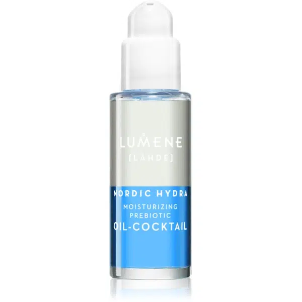 Lumene Nordic Hydra [LÄHDE] Moisturizing Prebiotic Oil-Cocktail dvoufázové sérum pro dehydratovanou suchou pleť 30 ml