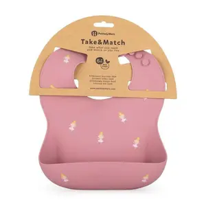 PETITE&MARS Bryndák silikonový Take&Match Rose Princesses 6m+