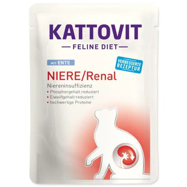 Kapsička Kattovit Kidney/Renal kachna 85g