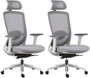 MERCURY 2PACK Ergonomická kancelářská židle ARTEA šedá (2 ks)