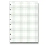 Čtverečkovaný papír náplň zápisníků A5 Filofax Notebook