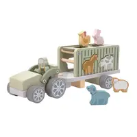 2Kids Toys Dřevěné auto se zvířátky