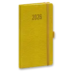 Kapesní diář Rivoli 2026 - žlutozelený