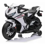 Elektrická Motorka HONDA CBR 1000RR, Licencované, 12V baterie, Plastová kola, bílá