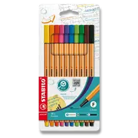 Liner STABILO point 88 - sada 10 barev