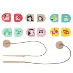 Cubik 15573 Naše maminky - navlékací set - 14 dřevěných dílů