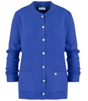 Pri Classic warm thick short cardigan sweater EMILIA decorative buttons