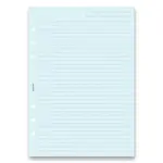 Poznámkový papír, linkovaný, náplň A5 k diářům Filofax - modrý