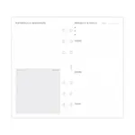 Plánování projektů - náplň osobních diářů Filofax