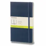 Zápisník Moleskine - tvrdé desky, L, čistý - modrý